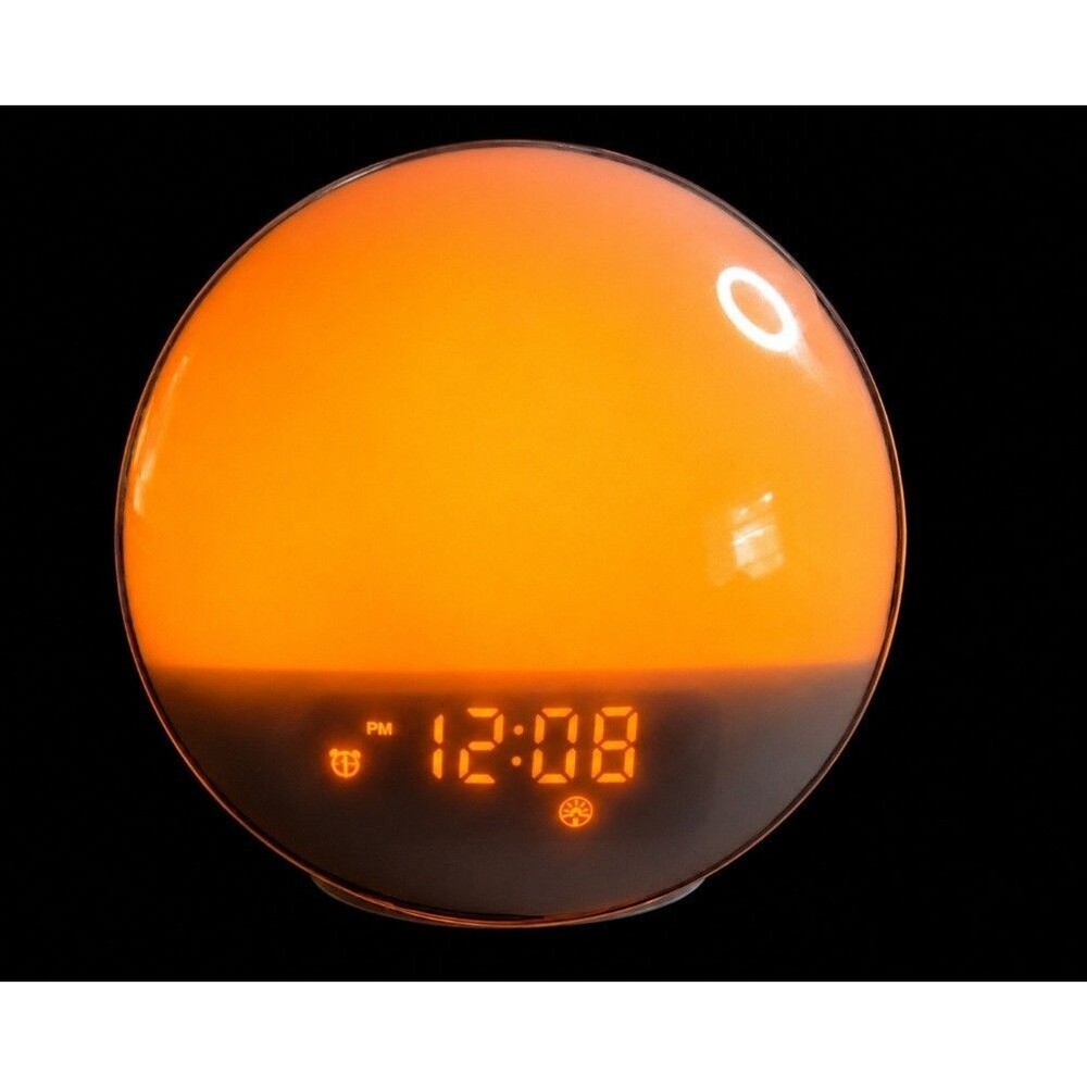 Wake Up Therapy Light Smart Alarm Clock Light Colored Sunrise Sunset Simulation